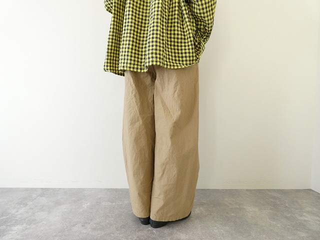 ina(イナ) 綿麻ヘビーキャンバスコクーンパンツの商品画像8