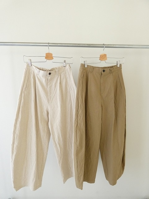 ina(イナ) 綿麻ヘビーキャンバスコクーンパンツの商品画像9