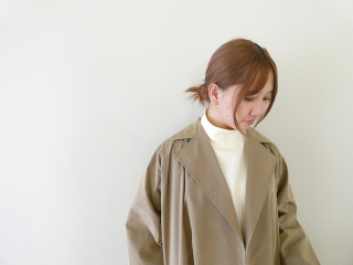 OUVERT(ウーヴェル) Pe/N割繊タフタヴィンテージタンブラー撥水加工ベルト付きコートの商品画像21