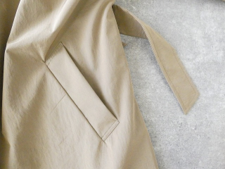 OUVERT(ウーヴェル) Pe/N割繊タフタヴィンテージタンブラー撥水加工ベルト付きコートの商品画像24