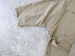 OUVERT(ウーヴェル) Pe/N割繊タフタヴィンテージタンブラー撥水加工ベルト付きコートの商品画像30