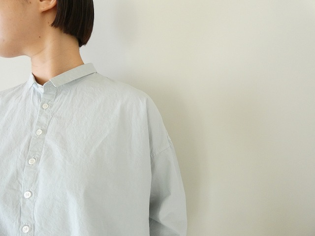 grin(グリン) コットンリネンダンプつぶつぶボタンシャツの商品画像4