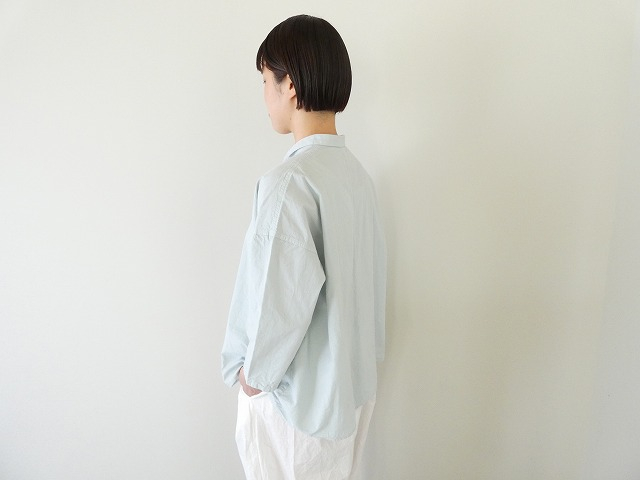 grin(グリン) コットンリネンダンプつぶつぶボタンシャツの商品画像8