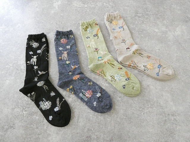 ANTIPAST(アンティパスト) GARDEN FLOWER SOCKS　ガーデンフラワーソックスの商品画像1
