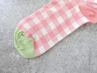 Bonne Maison(ボンヌメゾン) さくらギンガムのフランスの靴下の商品画像21