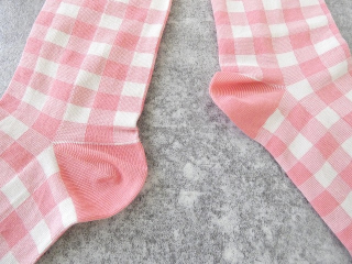 Bonne Maison(ボンヌメゾン) さくらギンガムのフランスの靴下の商品画像22