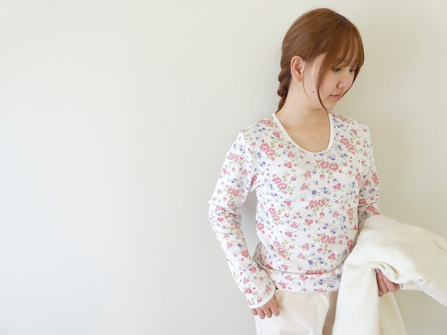  INDERA MILLS (インデラミルズ)花柄サーマル長袖アンダーウェアの商品画像4
