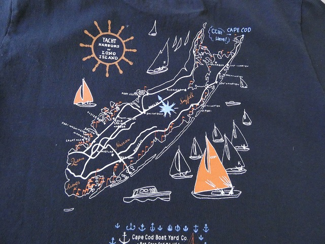 快晴堂(かいせいどう) HAYATE CAPE COD BOAT YARD Tシャツ COMFORT FIT-sizeの商品画像14