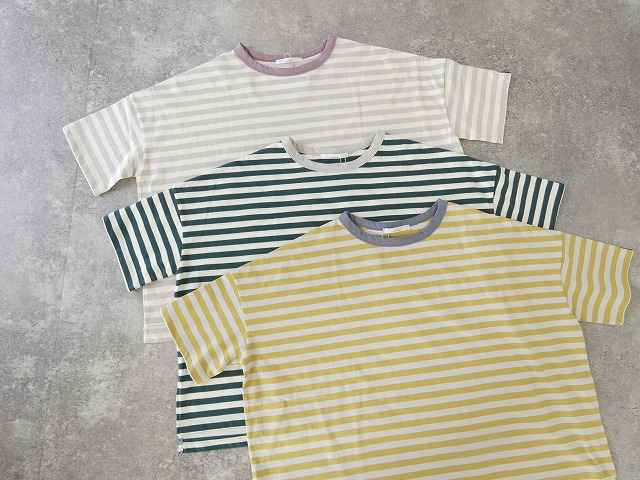 LAITERIE(レイトリー) 天竺ボーダー半袖BIGリンガーTの商品画像12