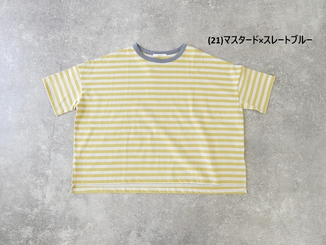 LAITERIE(レイトリー) 天竺ボーダー半袖BIGリンガーTの商品画像28