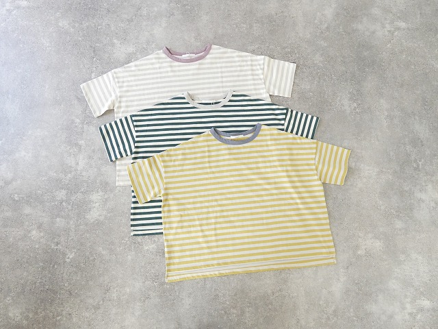 LAITERIE(レイトリー) 天竺ボーダー半袖BIGリンガーTの商品画像3