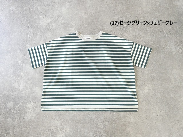 LAITERIE(レイトリー) 天竺ボーダー半袖BIGリンガーTの商品画像42