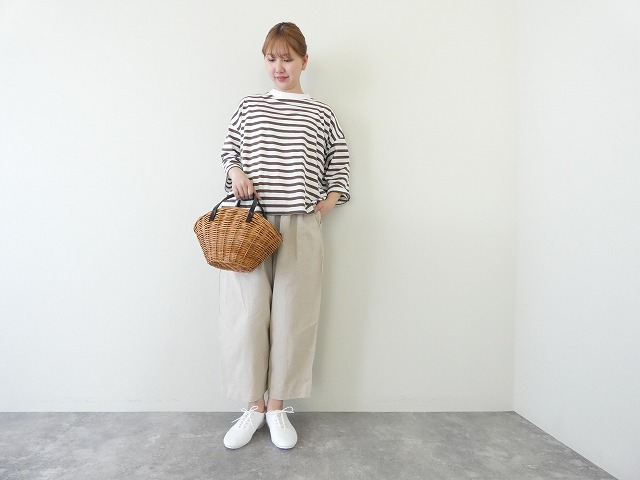 MidiUmi(ミディウミ) コットンリネンワイドイージーパンツの商品画像1