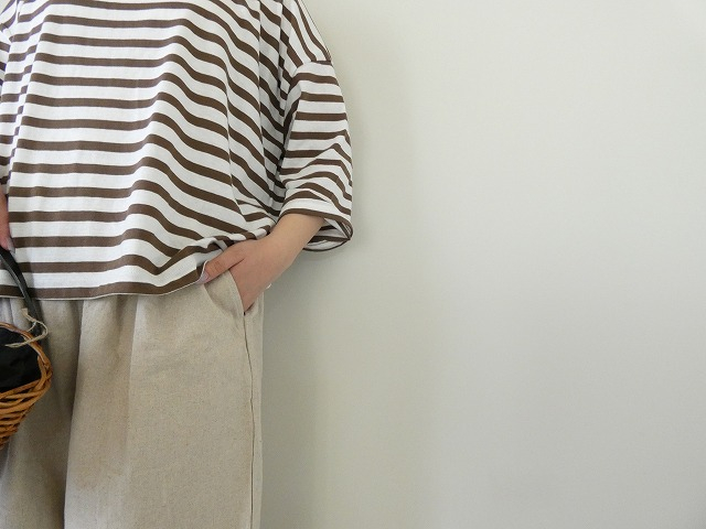 MidiUmi(ミディウミ) コットンリネンワイドイージーパンツの商品画像4