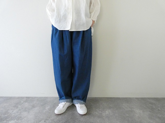 MidiUmi(ミディウミ) wide tapered denim ワイドテーパードデニムパンツの商品画像2