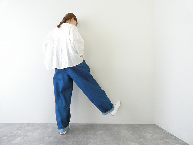 MidiUmi(ミディウミ) wide tapered denim ワイドテーパードデニムパンツの商品画像5