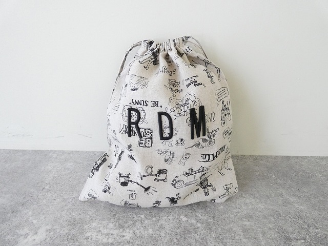 R&D.M.Co-(オールドマンズテーラー) GRAFFITI DRAWSTRING BAG Lsizeの商品画像2