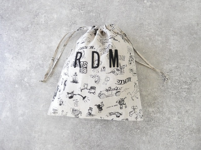 R&D.M.Co-(オールドマンズテーラー) GRAFFITI DRAWSTRING BAG Lsizeの商品画像6