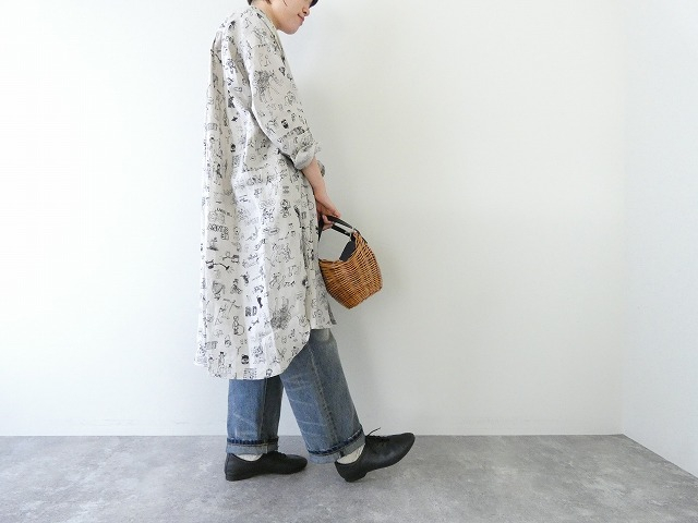 R&D.M.Co-(オールドマンズテーラー) グラフティスタンドカラーシャツ GRAFFITI STAND COLLAR SHIRTの商品画像11