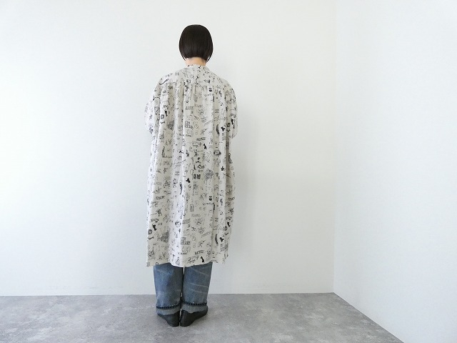 R&D.M.Co-(オールドマンズテーラー) グラフティスタンドカラーシャツ GRAFFITI STAND COLLAR SHIRTの商品画像12