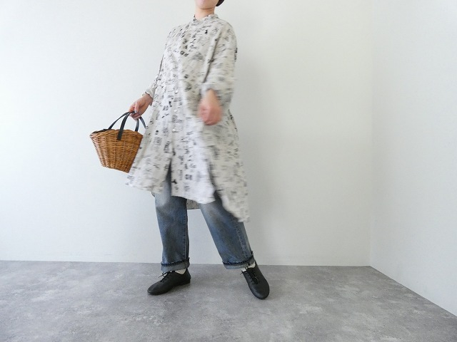 R&D.M.Co-(オールドマンズテーラー) グラフティスタンドカラーシャツ GRAFFITI STAND COLLAR SHIRTの商品画像2