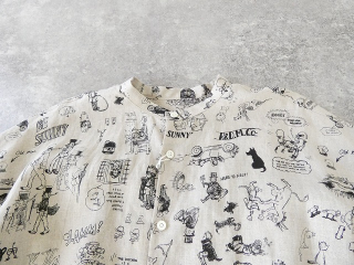 R&D.M.Co-(オールドマンズテーラー) グラフティスタンドカラーシャツ GRAFFITI STAND COLLAR SHIRTの商品画像21