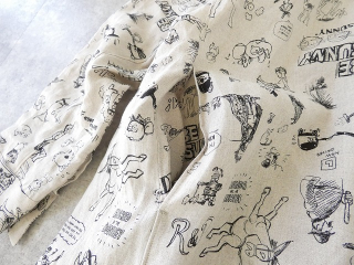 R&D.M.Co-(オールドマンズテーラー) グラフティスタンドカラーシャツ GRAFFITI STAND COLLAR SHIRTの商品画像23