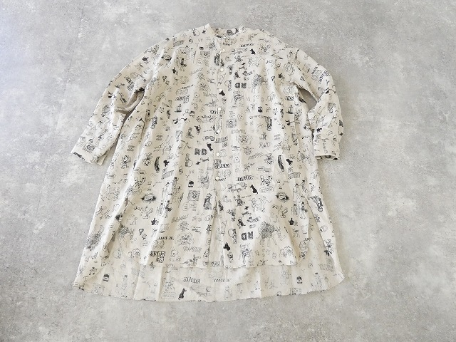 R&D.M.Co-(オールドマンズテーラー) グラフティスタンドカラーシャツ GRAFFITI STAND COLLAR SHIRTの商品画像3