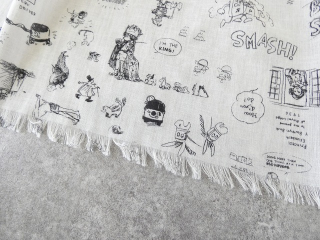 R&D.M.Co-(オールドマンズテーラー) GRAFFITI  GAUZE SHAWLの商品画像21
