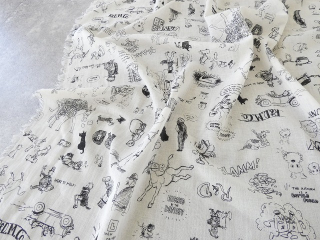 R&D.M.Co-(オールドマンズテーラー) GRAFFITI  GAUZE SHAWLの商品画像22