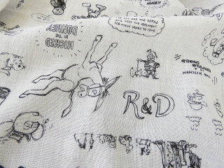 R&D.M.Co-(オールドマンズテーラー) GRAFFITI  GAUZE SHAWLの商品画像24