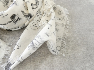 R&D.M.Co-(オールドマンズテーラー) GRAFFITI  GAUZE SHAWLの商品画像27