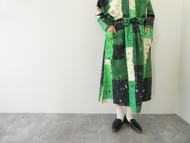 R&D.M.Co-(オールドマンズテーラー) MOSAIC GRAFFITI STRING SKIRTの商品画像1