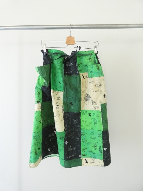 R&D.M.Co-(オールドマンズテーラー) MOSAIC GRAFFITI STRING SKIRTの商品画像10