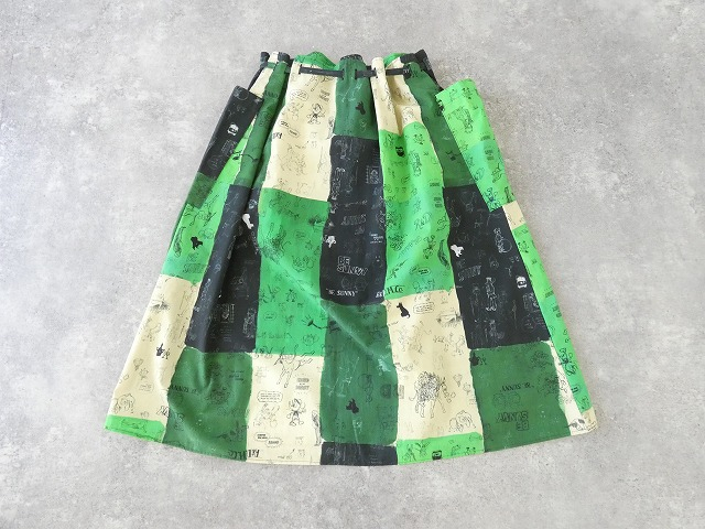 R&D.M.Co-(オールドマンズテーラー) MOSAIC GRAFFITI STRING SKIRTの商品画像13