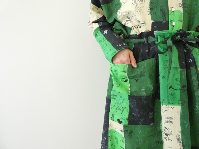 R&D.M.Co-(オールドマンズテーラー) MOSAIC GRAFFITI STRING SKIRTの商品画像4