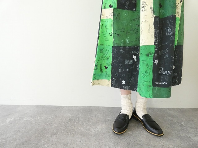 R&D.M.Co-(オールドマンズテーラー) MOSAIC GRAFFITI STRING SKIRTの商品画像5