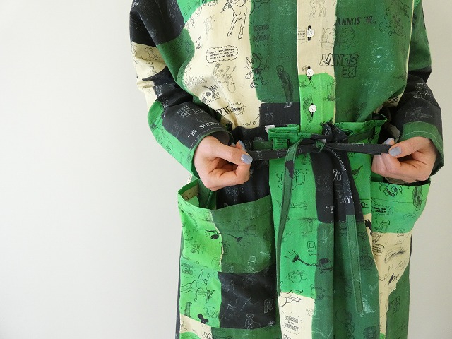 R&D.M.Co-(オールドマンズテーラー) MOSAIC GRAFFITI STRING SKIRTの商品画像6