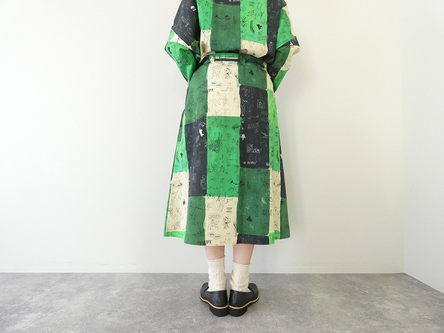 R&D.M.Co-(オールドマンズテーラー) MOSAIC GRAFFITI STRING SKIRTの商品画像9