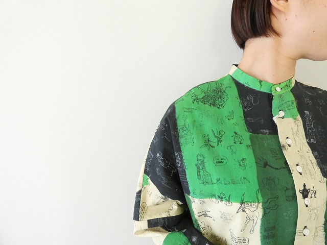 R&D.M.Co-(オールドマンズテーラー) MOSAIC GRAFFITI BAGGY SHIRTの商品画像5