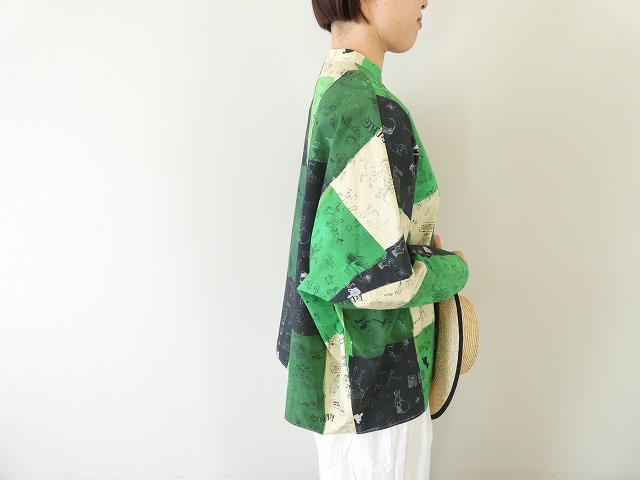 R&D.M.Co-(オールドマンズテーラー) MOSAIC GRAFFITI BAGGY SHIRTの商品画像8