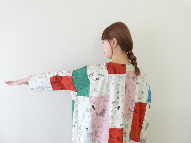 R&D.M.Co-(オールドマンズテーラー) MOSAIC GRAFFITI PULLOVER DRESSの商品画像6