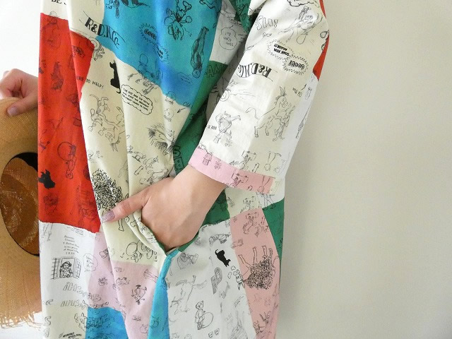 R&D.M.Co-(オールドマンズテーラー) MOSAIC GRAFFITI PULLOVER DRESSの商品画像9