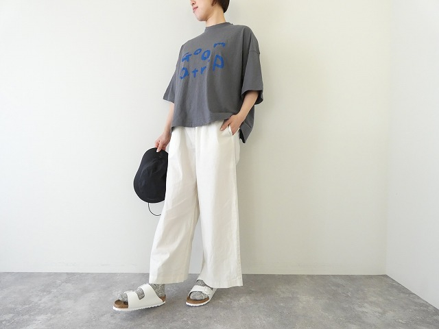 prit(プリット) オーガニックコットン強撚ダンプ固仕上げワイドパンツの商品画像1