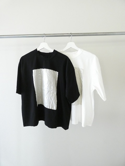 prit(プリット) 空紡天竺×リネン箔プリント5分袖フレームTシャツの商品画像11