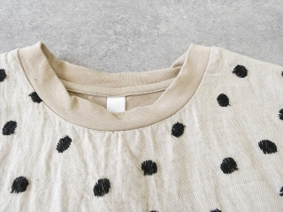 prit(プリット) 強撚引き揃え天竺リネンコットンランダムドット刺繍切替プルオーバーベストの商品画像30