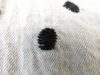 prit(プリット) 強撚引き揃え天竺リネンコットンランダムドット刺繍切替プルオーバーベストの商品画像31