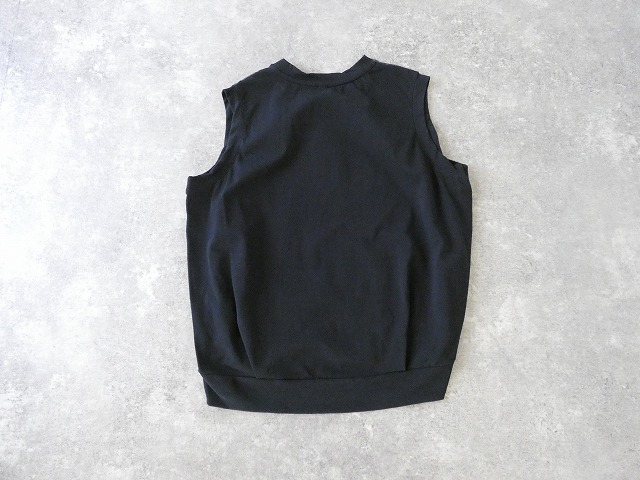 prit(プリット) 強撚引き揃え天竺リネンコットンランダムドット刺繍切替プルオーバーベストの商品画像43