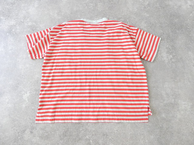 prit(プリット) リサイクル天竺カラーボーダー5分袖ワイドTシャツの商品画像29