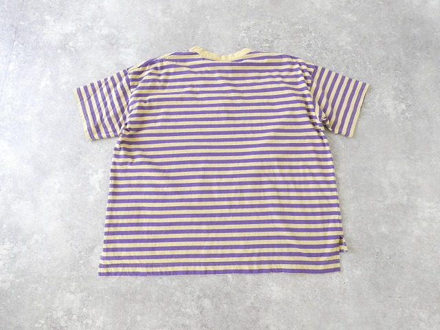 prit(プリット) リサイクル天竺カラーボーダー5分袖ワイドTシャツの商品画像43